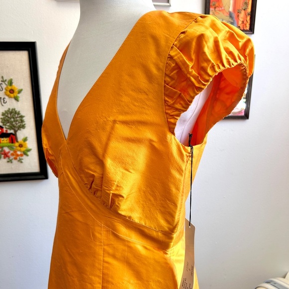 Vintage NWT Simon Chang 100% Silk Cocktail Dress 90s Y2K - Picture 5 of 15